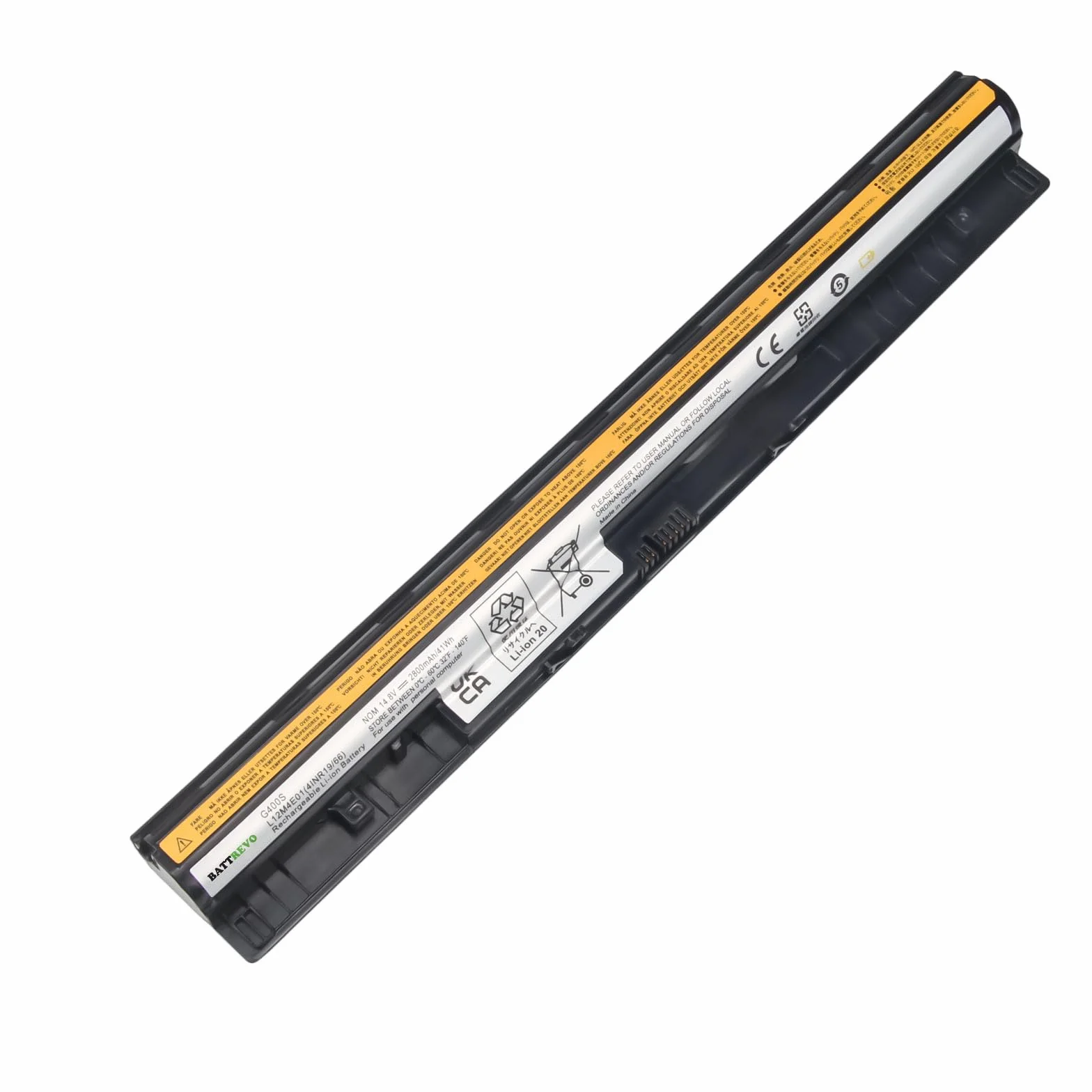 Batteria 41Wh/2800mAh L12M4E01 L12L4E01 L12S4E01 L12L4A02 L12M4A02 L12S4A02 per Lenovo G50 G50-30 G50-45 G50-70 G50-80 G70 G70-70 G70-80 G400s G500s G505s Z41-70 Z50-70 Z50-75 Z70 Z70-80 Z710
