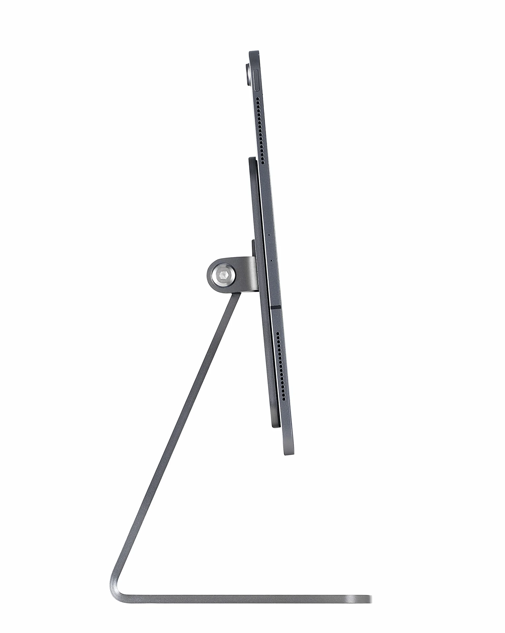 Supporto per iPad Pro 12,9''/iPad Air 13'', Staffa portasupporto regolabile in altezza magnetica per Apple iPad Air 13'' e iPad Pro 12,9'' 3ª/4ª/5ª/6ª generazione - Grigio