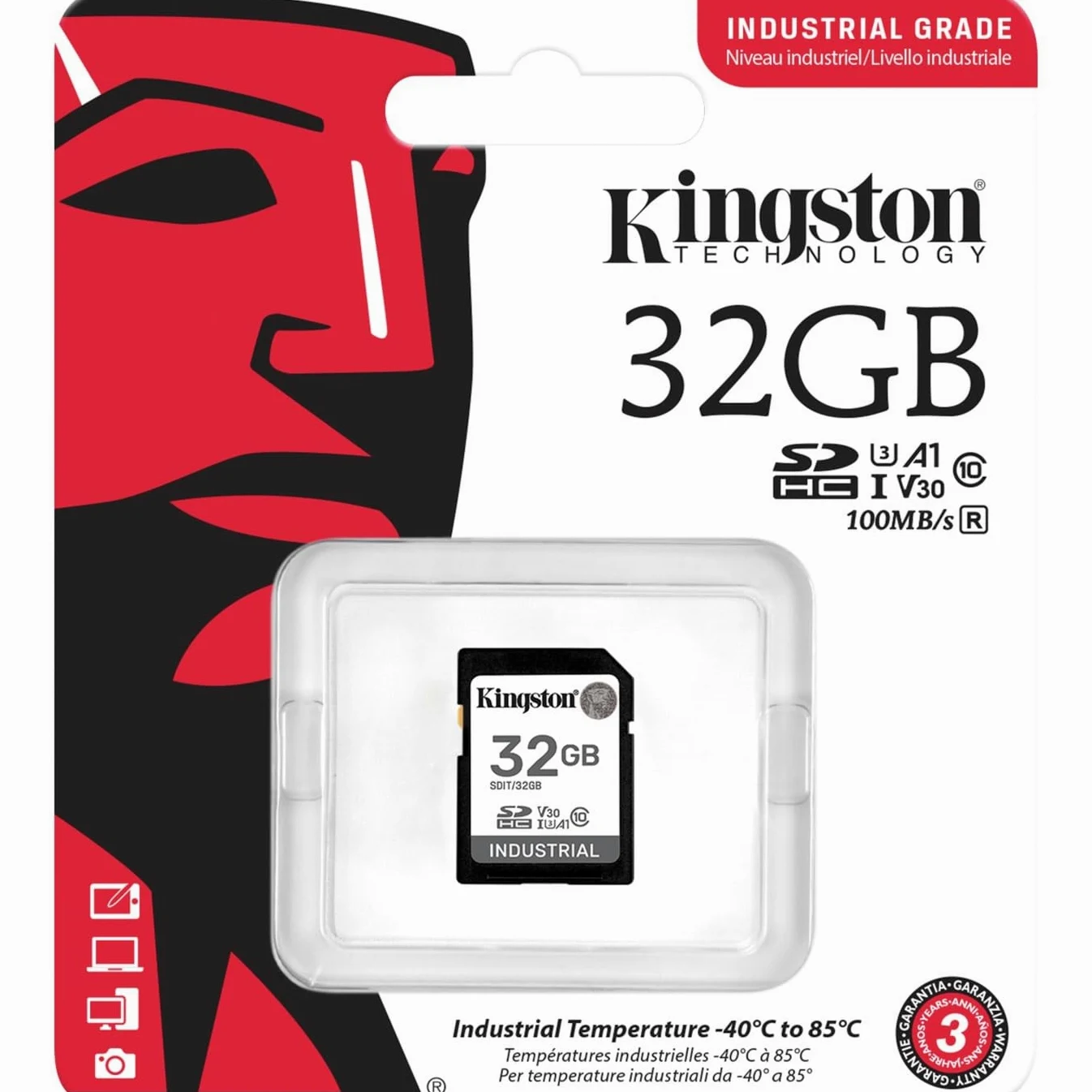 Kingston Industrial - Scheda Di Memoria Flash - 32 gb
