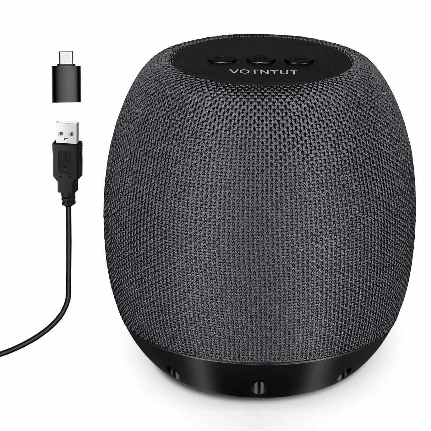 ZETIY Mini Altoparlante per PC, Casse PC USB Stereo Sound, Design Antiscivolo, Portatile Speakers Soundbar per Desktop Notebook Laptop Cellulare