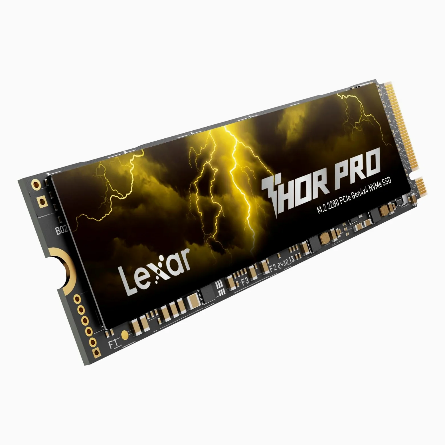 Lexar Thor Pro SSD 1TB, M.2 2280 PCIe Gen4 NVMe SSD | Fino a 6.000 MB/s, Compatibile con PS5, Laptop e Desktop, per Giocatori e Creatori
