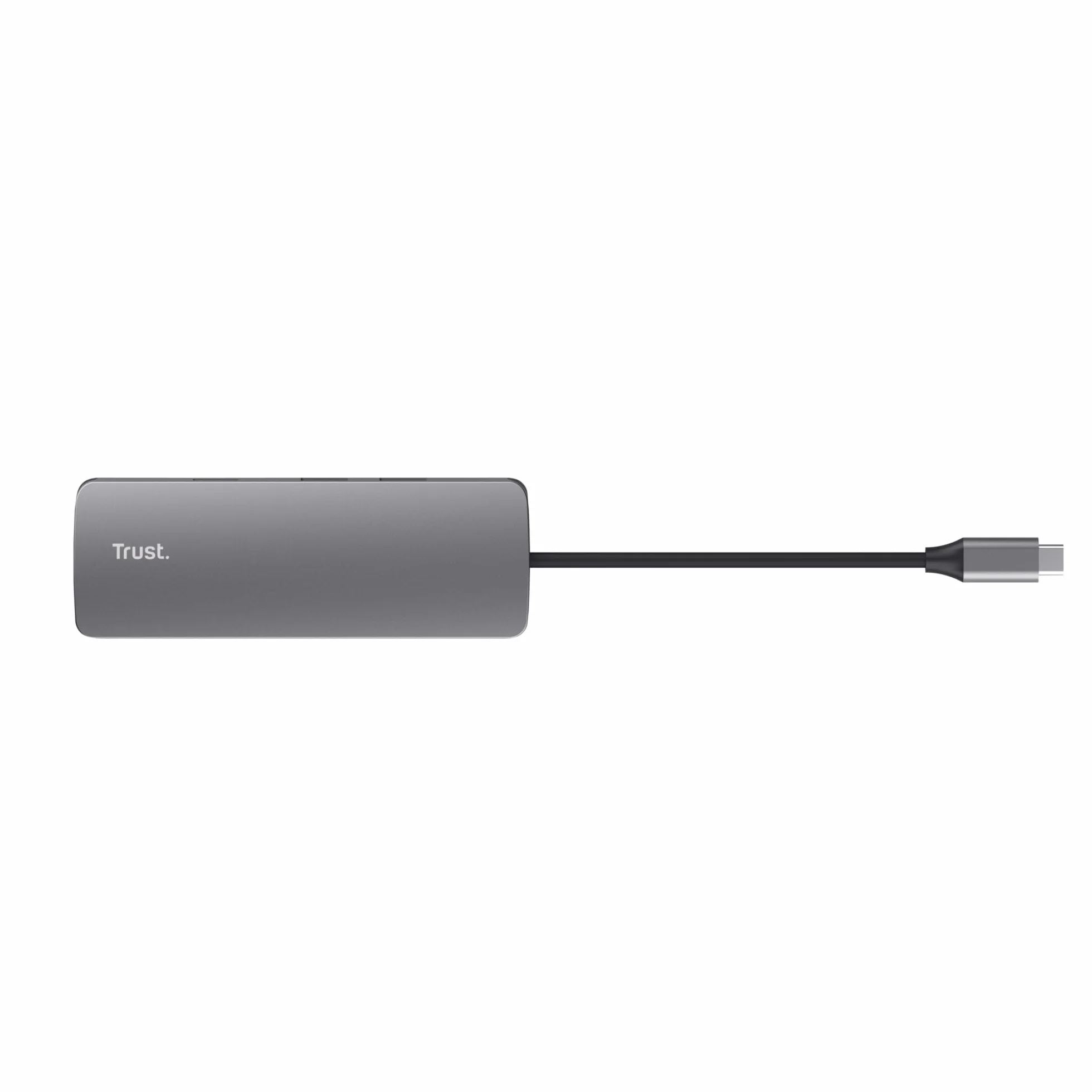 Trust Vylor Hub USB C 8-in-1 Adattatore HDMI 4K@60Hz, Gigabit Ethernet, Lettore di Schede MicroSD/SD, USB-C USB-A, Porta di Ricarica 100W, Docking Station PC Computer Portatili Dell HP MacBook