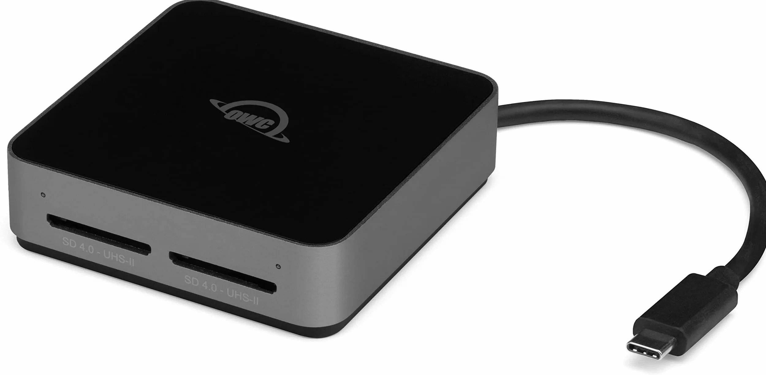 OWC Atlas Dual SD Card Reader, USB-C Dual-Slot SDXC UHS-II Card Reader, (OWCTCDSDRDR)