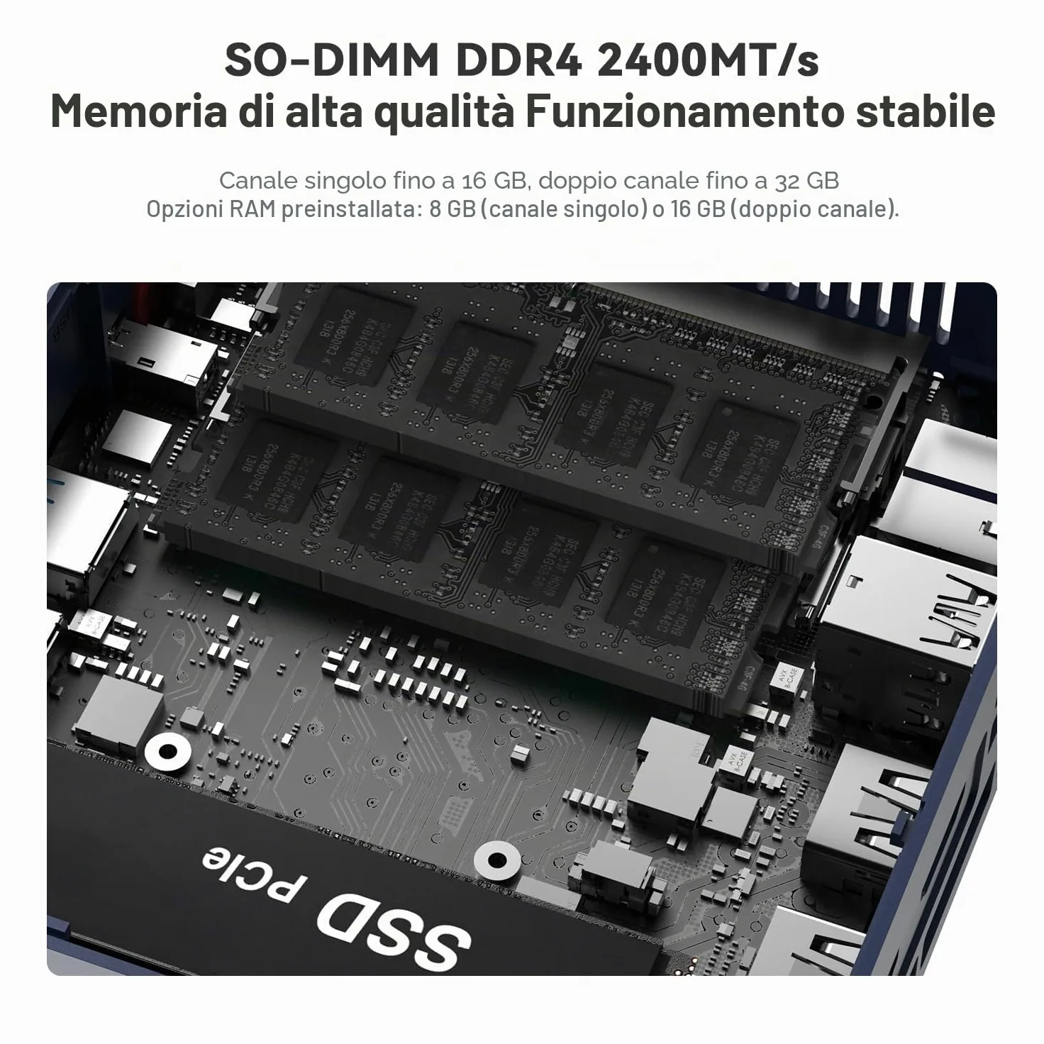 Beelink SER3 Mini PC Windows 11 Pro, AMD Ryzen 3 3200U(2C/4T,up to 3.5 GHz), Mini Computer 8GB DDR4 480GB M.2 2280 PCIe3.0 SSD, 4K Triple Display/WiFi 6/BT5.2