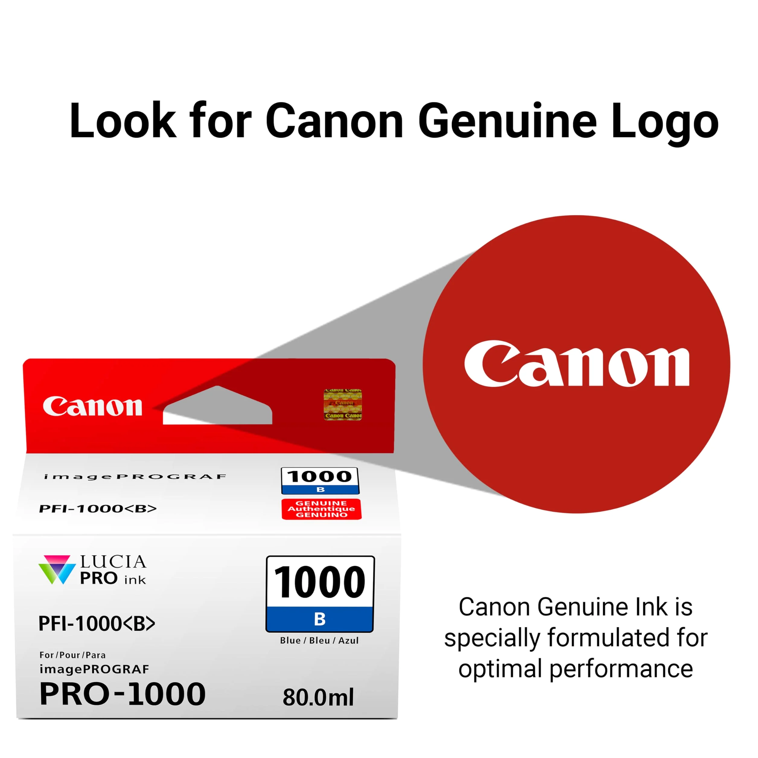 Canon PFI-1000 cartuccia d'inchiostro Original Blu