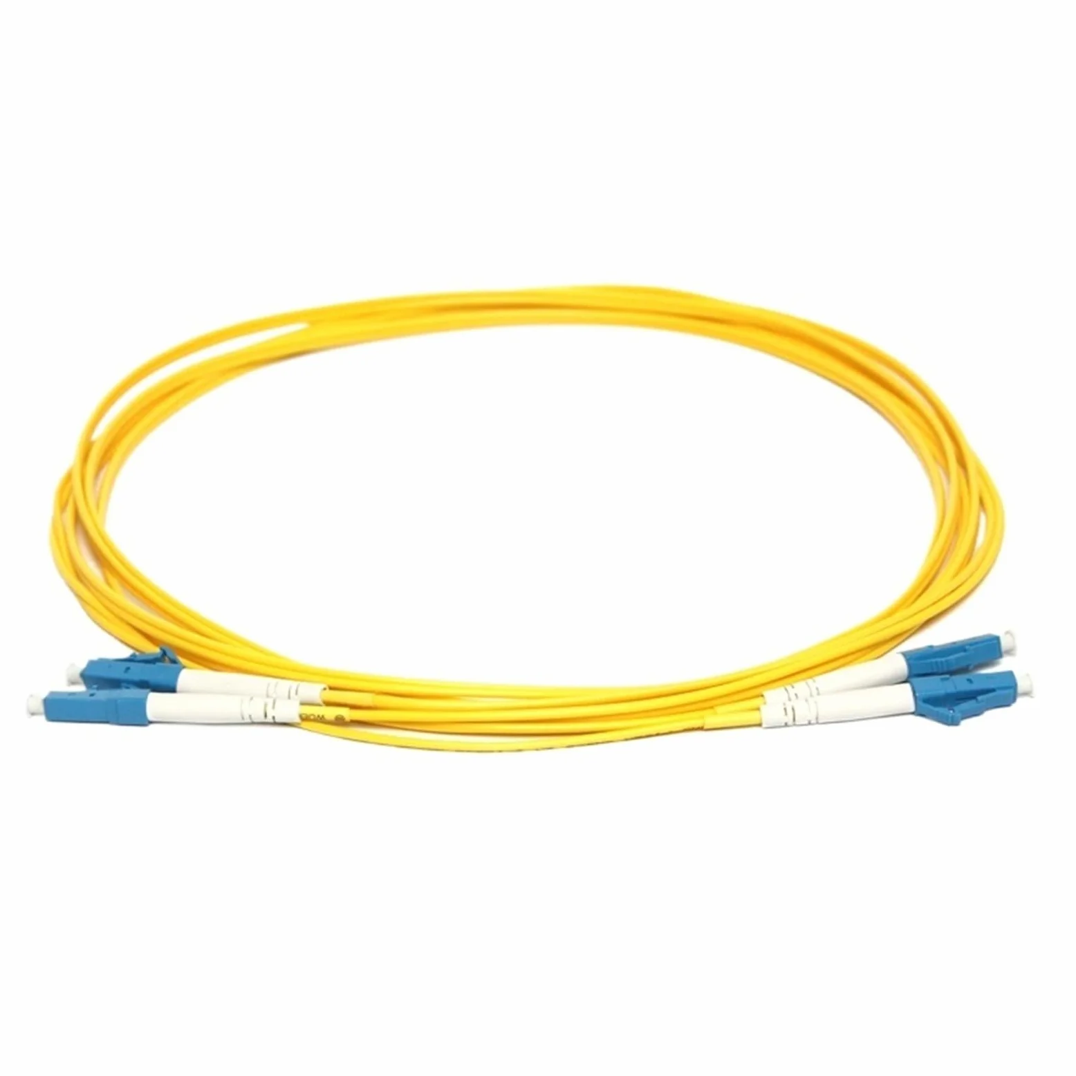 Cavo patch in fibra ottica duplex LC-LC, cavo jumper, SM Duplex 9/125 PVC, 2,0 mm, 1 M 2 M 3 M 5 M, 10 pezzi/lotto(5m)