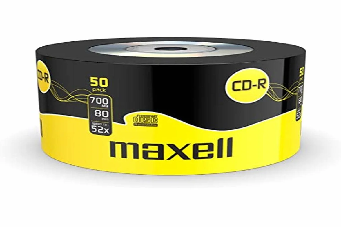Maxell CD-R 700MB 80min Confezione da 50 Pezzi