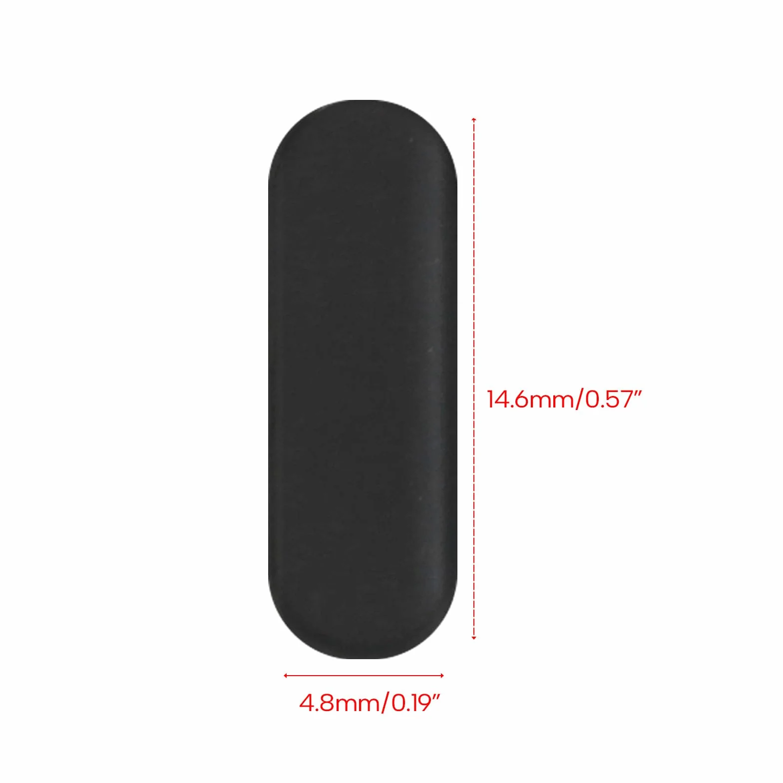 Set di 4 piedini in gomma per base inferiore del computer portatile T480S con adesivo per dissipazione del calore