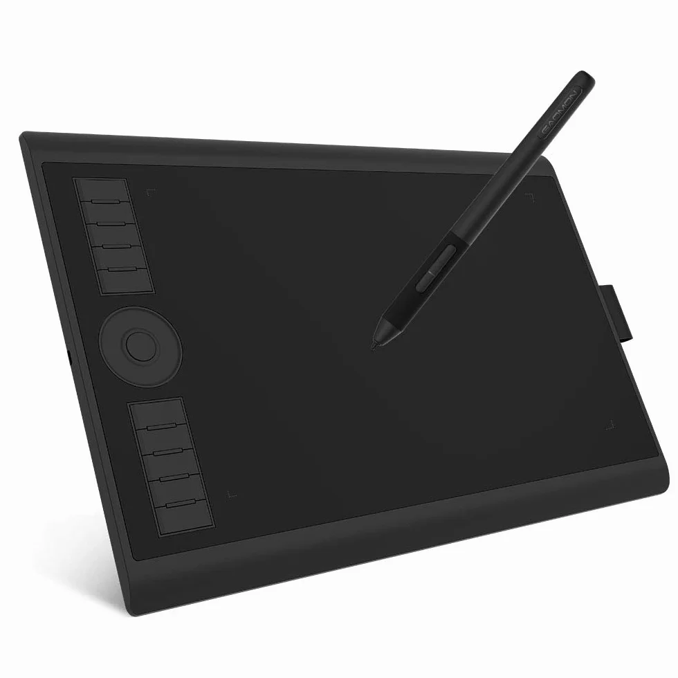 GAOMON M10K PRO 10 Pollici Tavoletta Grafica con Stilo AP32, Tavola Grafica per Disegno, Compatibile con Android/Windows/Mac, Adatta per l’Home Office e l’E-Learning