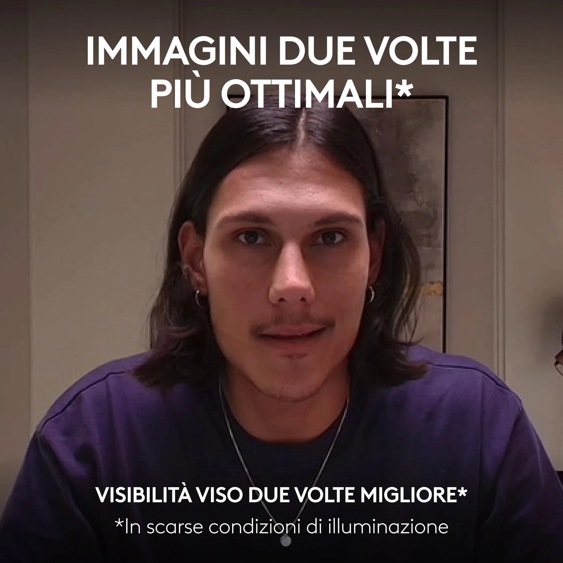 Logitech MX Brio per collaborazione e streaming Ultra HD 4K, 1080p a 60 FPS, due microfoni con riduzione del rumore, Show Mode, USB-C, copertura webcam, Microsoft Teams, Zoom, Google Meet, Grafite