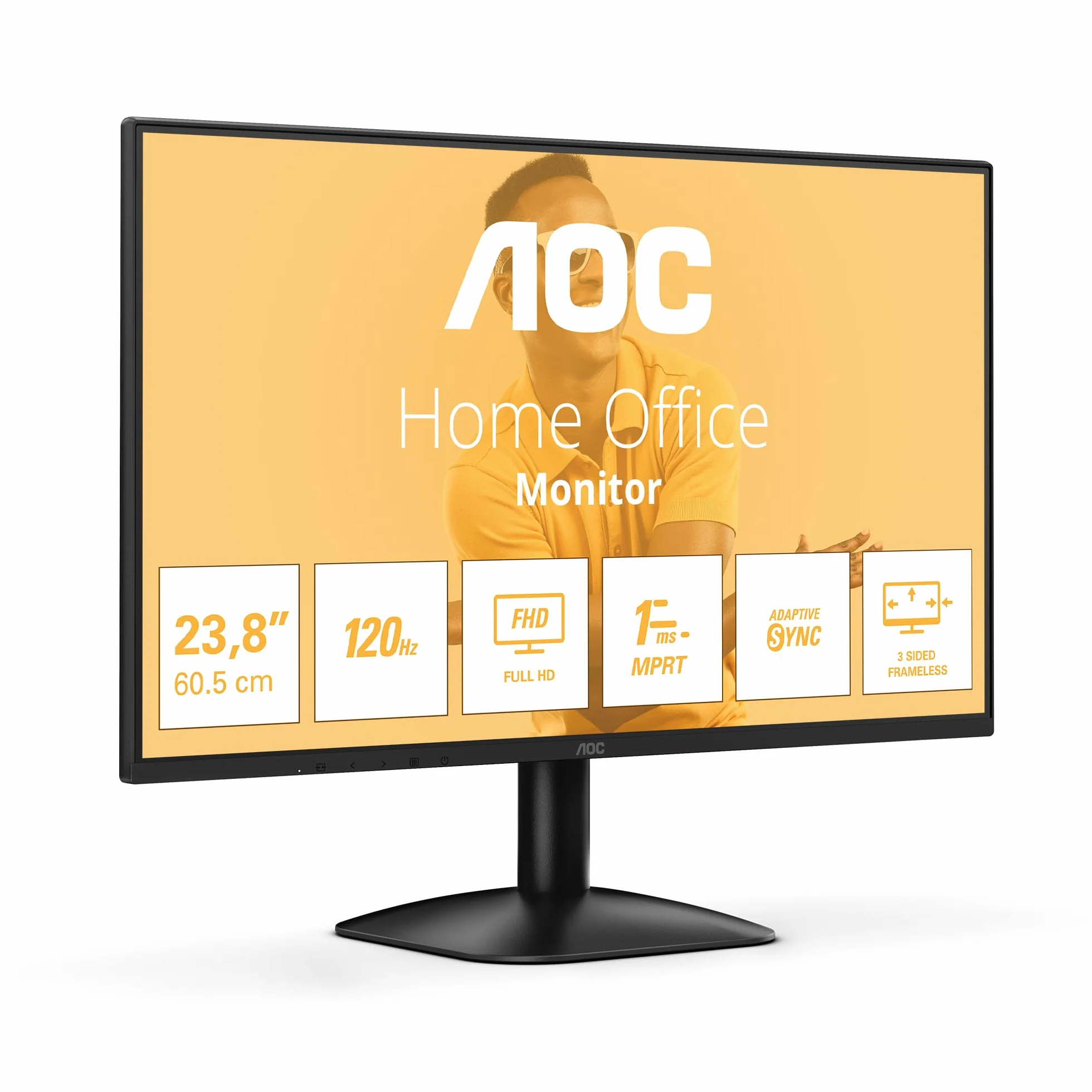 AOC 24B31H Monitor Full HD 24 Pollici 120 Hz IPS 1920x1080 HDMI D-Sub Nero