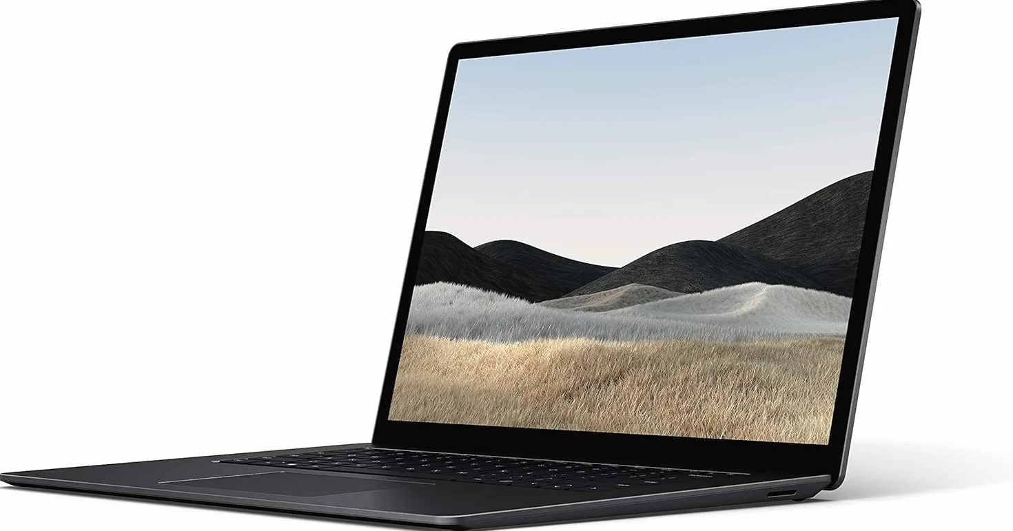2021 Microsoft Surface Laptop 4 con Intel Core i7-1185G7 (13,5-pollici, 16GB RAM, 256GB SSD) (QWERTY Inglese) Nero (Ricondizionato)