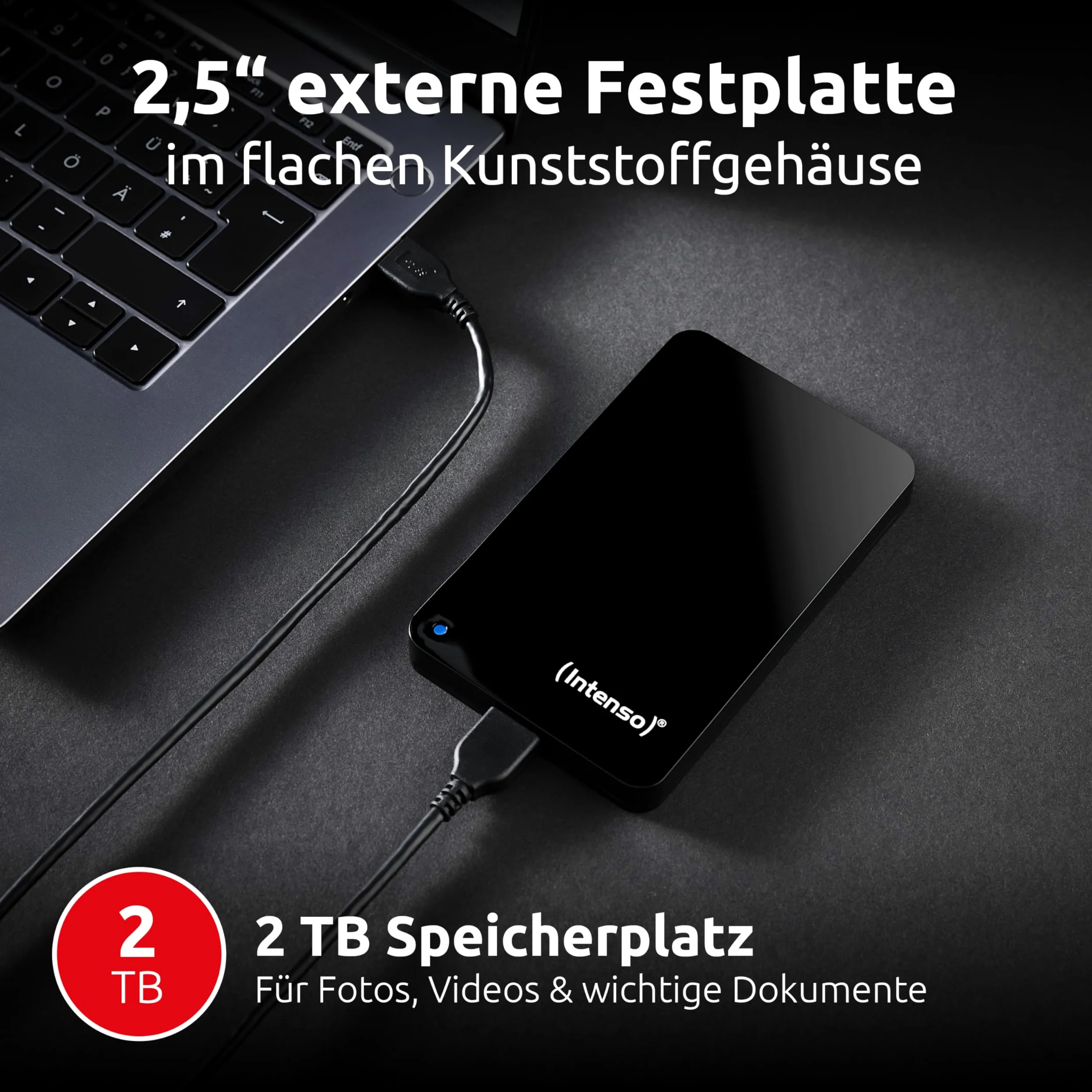 Intenso Memory Drive - 2, 5' External hard drive 2 TB