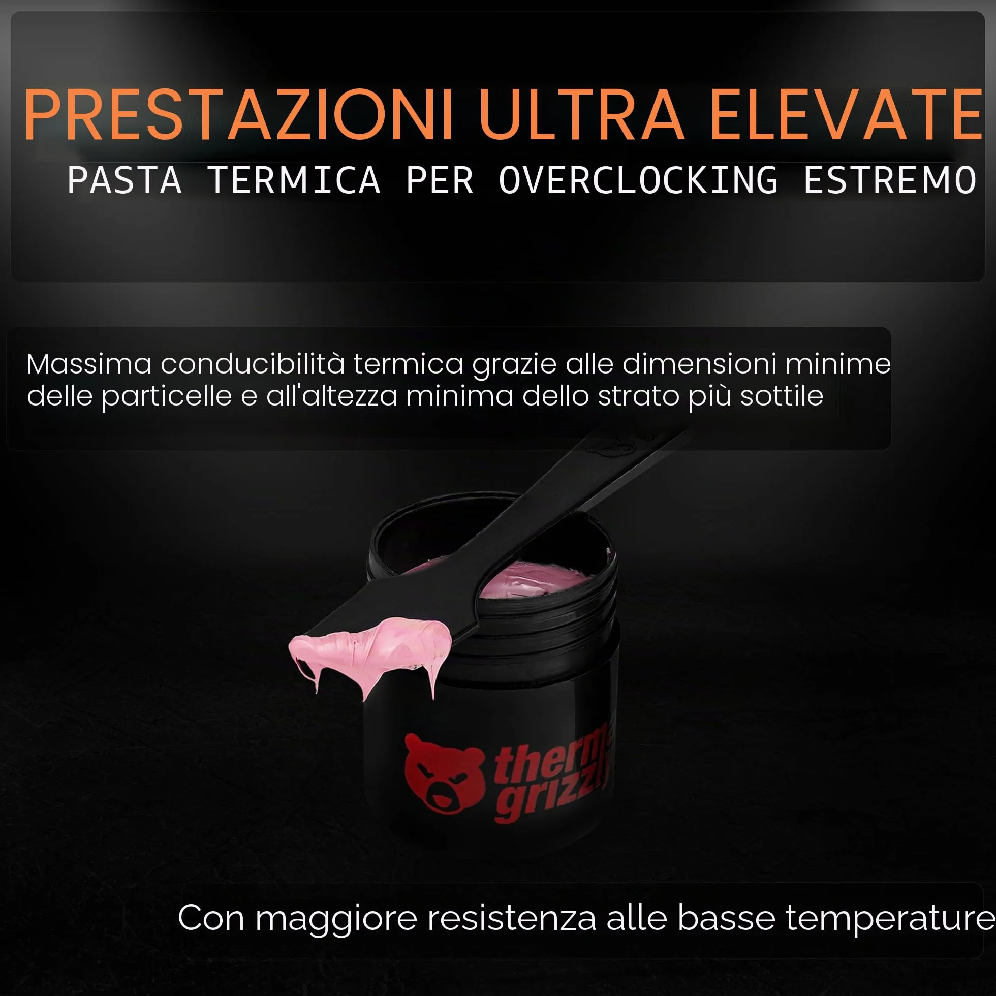 Thermal Grizzly - Kryonaut Extreme - 2 Grammi - Pasta termica ad alte prestazioni - per la massima conducibilità termica durante l'overclock di CPU/GPU/PS4/PS5/Xbox