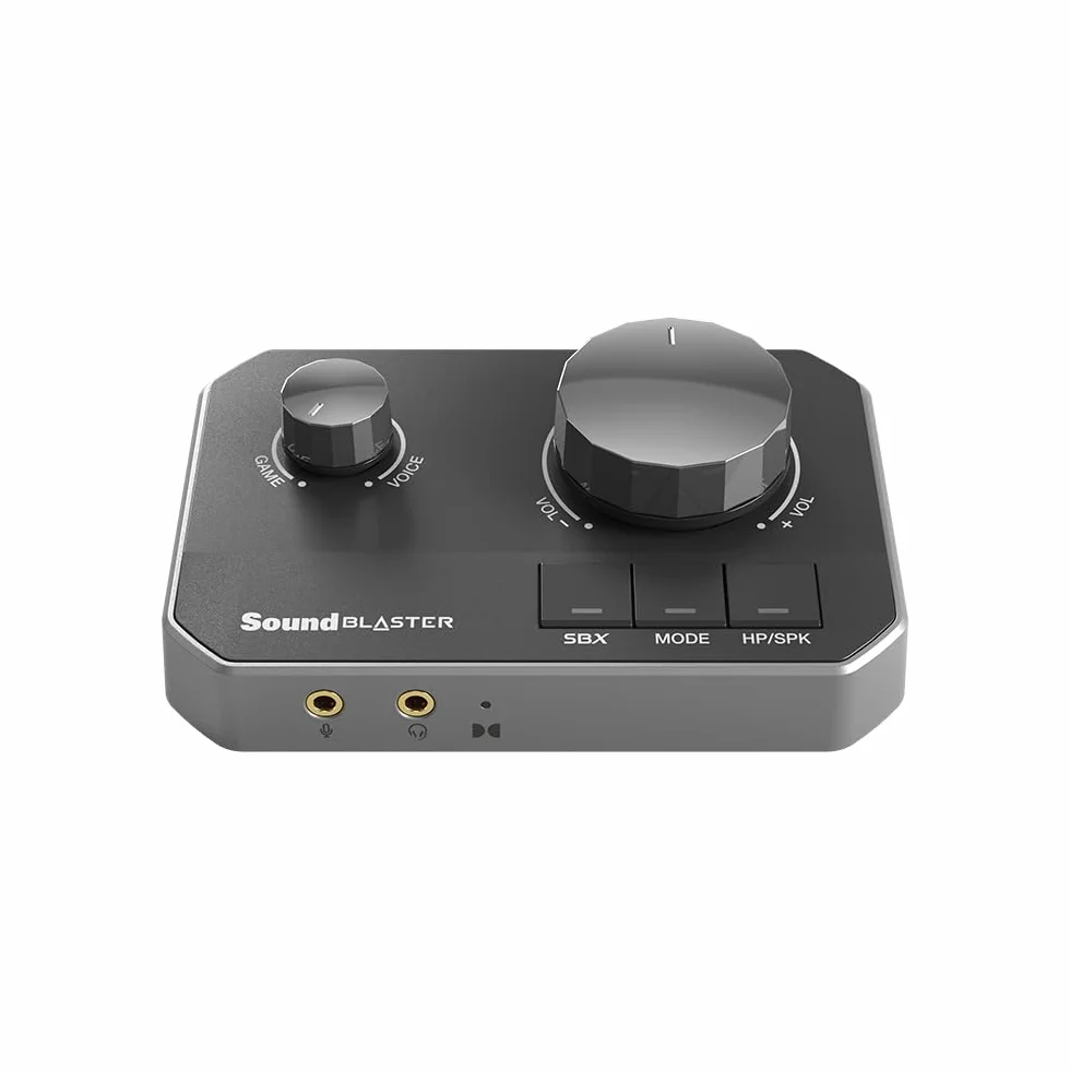 Sound Blaster G8 – DAC USB per giochi ad alta risoluzione con doppio mixaggio audio USB e Acoustic Engine completamente personalizzabile ed equalizzatore a 10 bande