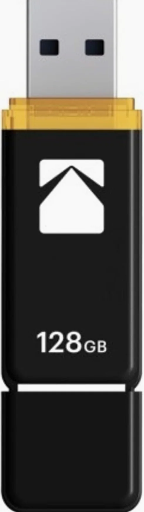 Kodak Classic K100 - Chiavetta USB 3.2 Gen 1 da 128 GB, con velocità di lettura fino a 20 MB al secondo e velocità di scrittura fino a 10 MB al secondo (confezione da 5)