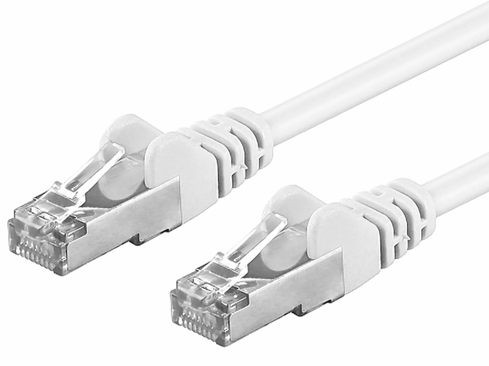 PremiumCord Cavo Patch Cat 6a S/FTP 10Gbit/s, Ethernet RJ45 AWG 26/7 100% CU 10 m Bianco
