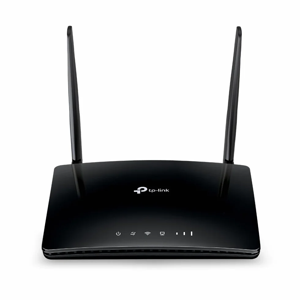 TP-Link Archer MR402 Router WiFi con SIM, Router 4G LTE WiFi Dual-Band AC1200Mbps, 3 Porte LAN e 1 LAN/WAN, Plug & Play, 2 Antenne LTE Smontabili, QoS, Onemesh