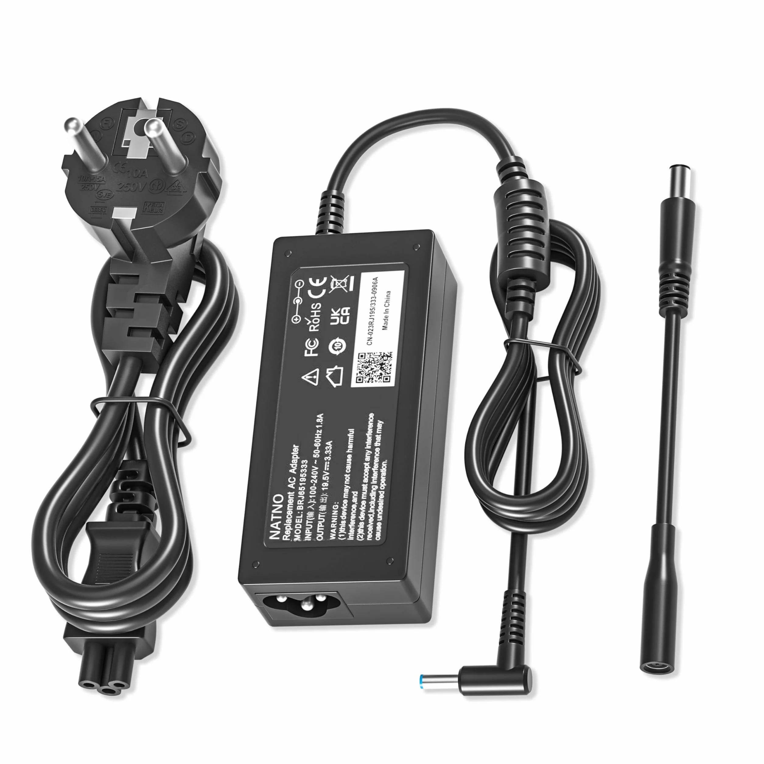 65W Caricatore Alimentatore per HP EliteBook 840 850 845 830 820 650 640 G9 G8 G7 G6 G5 G4 G3 G2 G1 745 735 725 755 G6 G3 Pavilion X360 11 13 15 Zbook G4