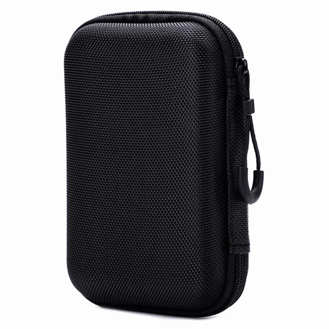 JEYORZY 1 pezzi Custodia per Hard Disk Esterno 2.5'', Custodia hard disk esterno, Custodia rigida custodie, Memoria Esterna Portatile Disco Esterna Protettiva Borsa Antiurto Rigida Cover Case, nero