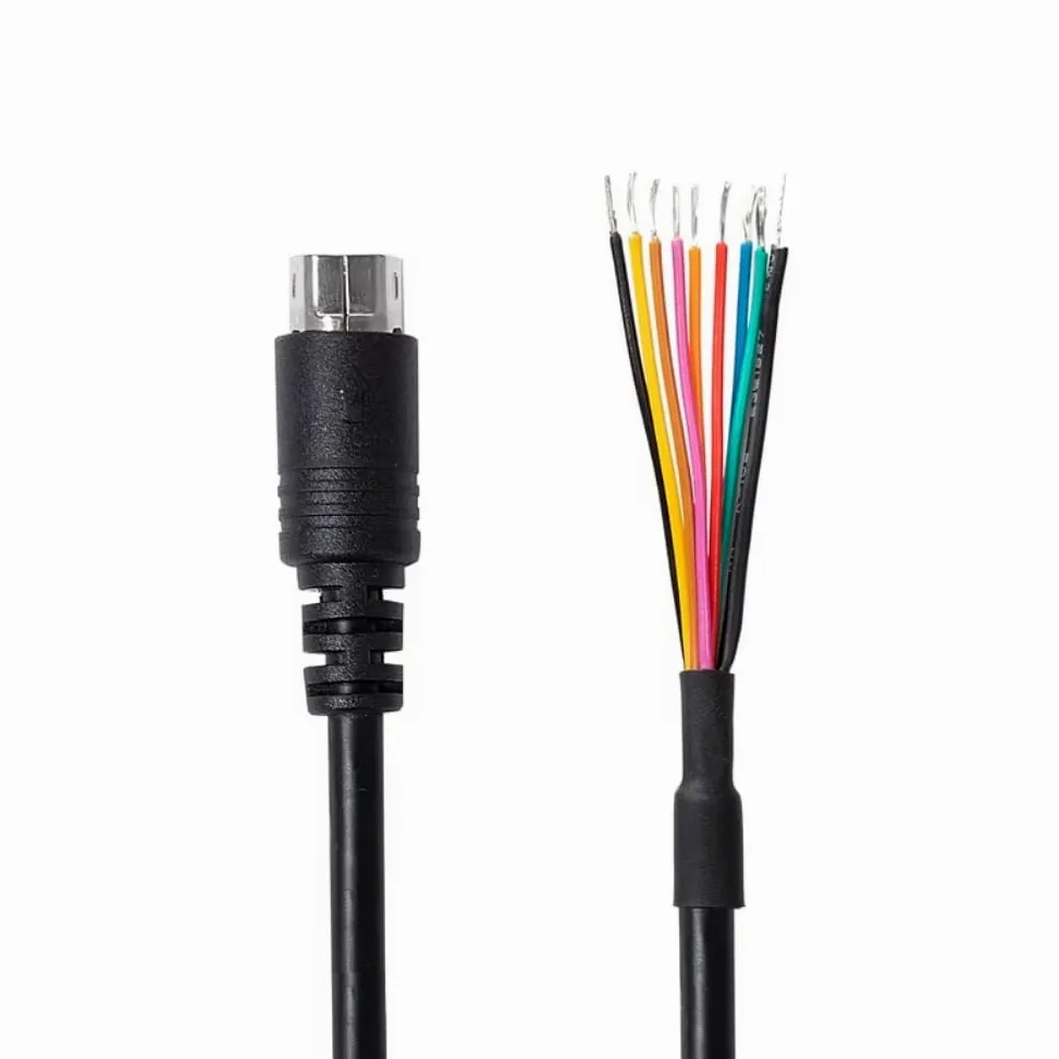 Cavo amplificatore Yaesu a 10 pin da mini DIN a fili nudi SCU-28 per Yaesu FTDX-10, FTDX-1200, FT-450, FT-950, cavo di collegamento lineare per amplificatore (100 cm)