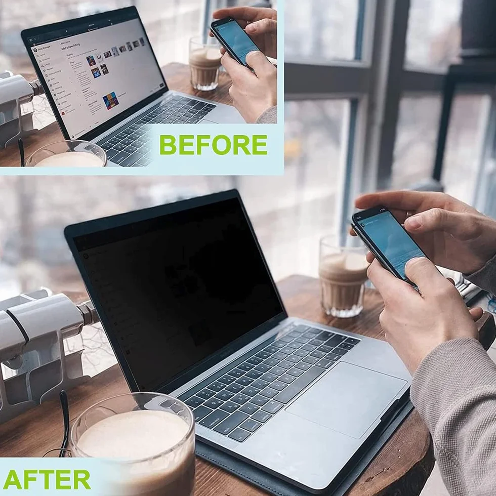 Filtro Privacy per Laptop 15.6" pollice, widescreen 16:9 - Filtro Schermo/Pellicola di Protezione
