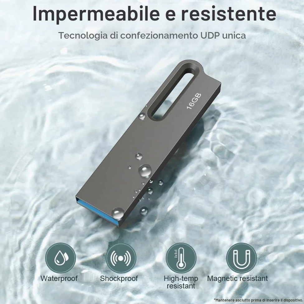 JOIOT Chiavetta USB 16 GB 10 Pezzi Pennetta USB Chiavetta USB 3.0 Pen Drive USB Flash Drive Chiavette Memoria USB Stick per Cellulare Tablet Computer Laptop MacBook