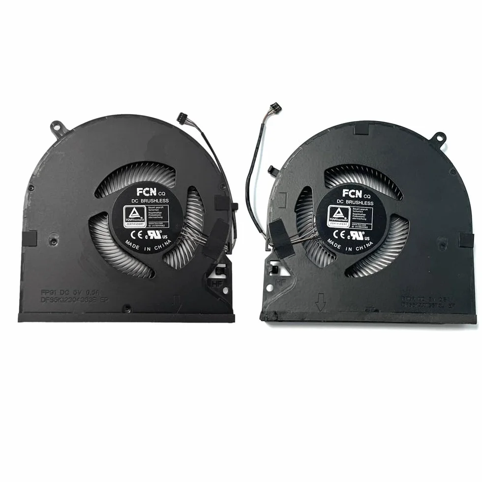 Gintai Ventola CPU + Ventola GPU Fan Cooling Fan Cooler per Razer Blade 15 Advanced RZ09-0409 RZ09-0421 5V