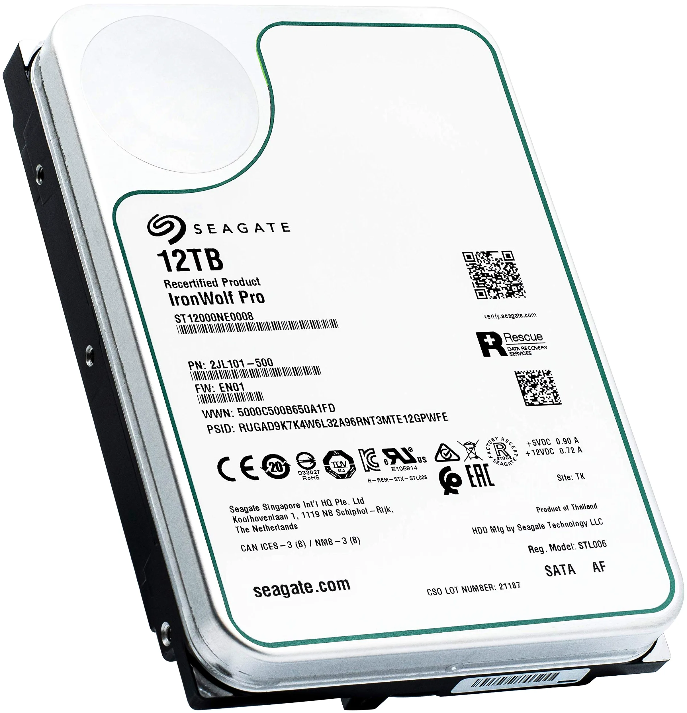 Seagate IronWolf Pro Hard NAS SATA - Disco rigido interno 6 GB/s