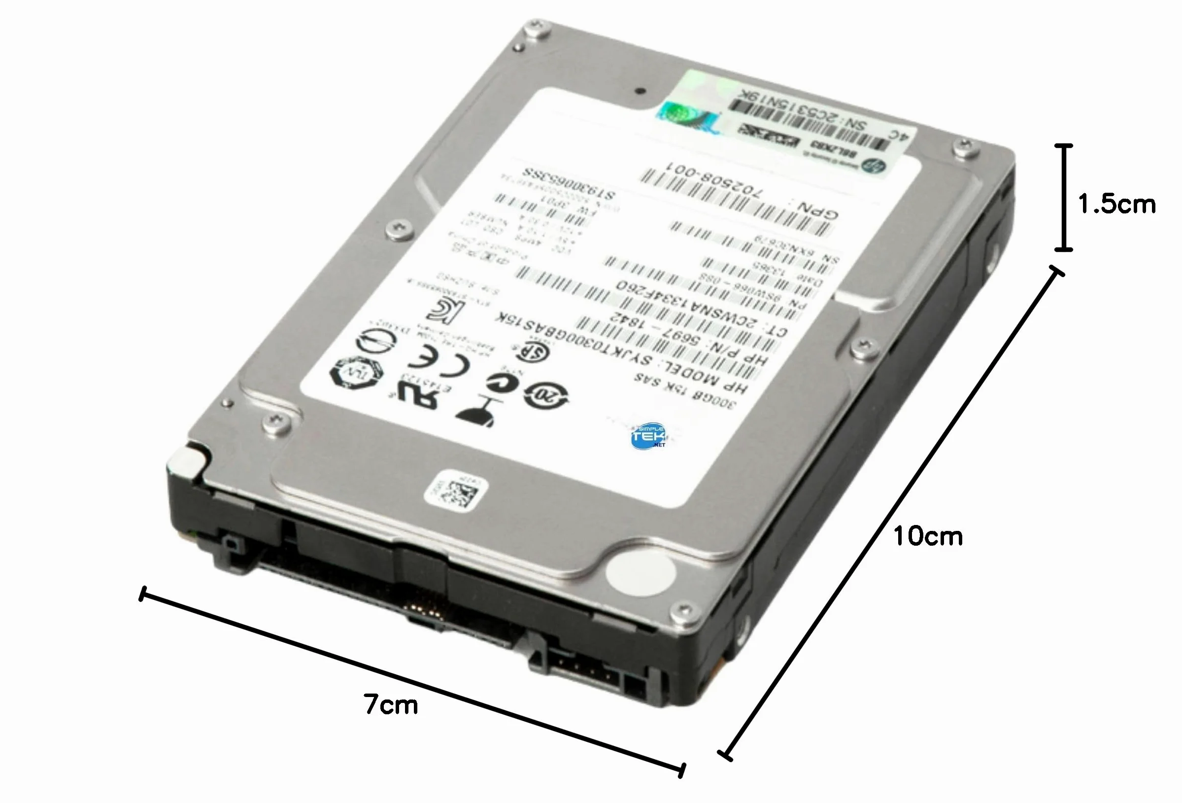 SIMPLETEK - Hard disk interno Savvio 300GB SAS 2.5" HDD | Disco Rigido 15000RPM Cache 64 MB | Ideale per Server e NAS (Ricondizionato)