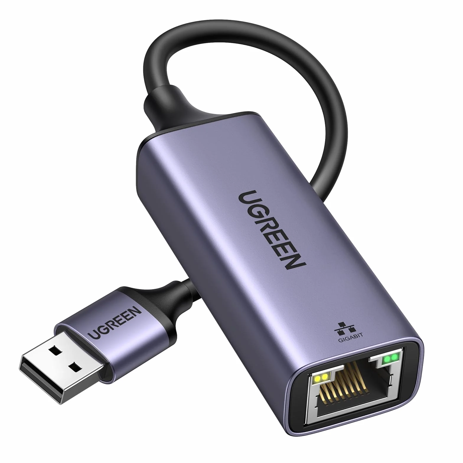 UGREEN Adattatore Ethernet USB 3.0 Gigabit 1000 Mbps Alluminio Convertitore di Rete Lan 10/100/1000Mbps