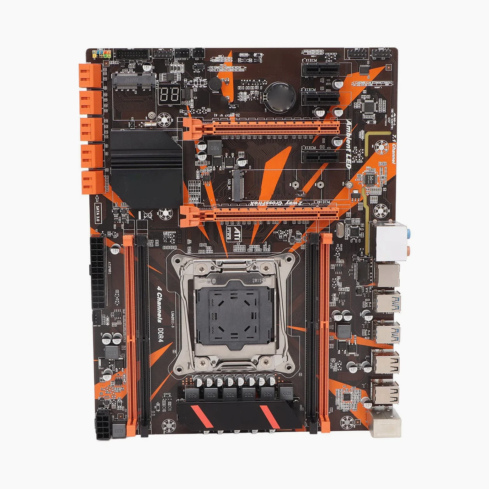 PC Motherboar, ad alta velocità LGA 2011 scheda madre 5 slot PCIe per la sostituzione