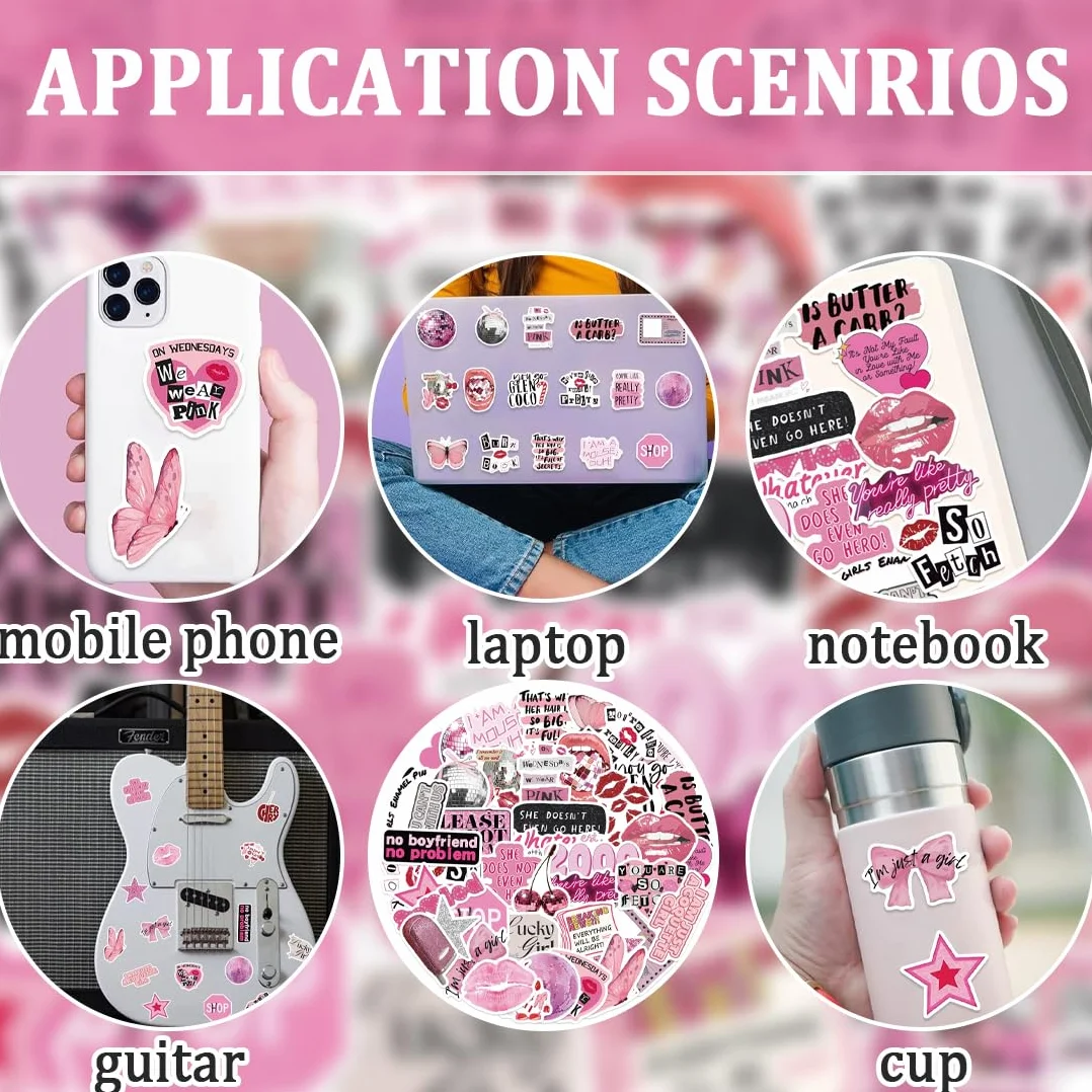 50psc Y2K adesivi stickers sticker stickers aesthetic eleganti adesivi in vinile per computer portatili bottiglie d'acqua moto e altro ancora design hip hop e graffiti per bambini e adulti
