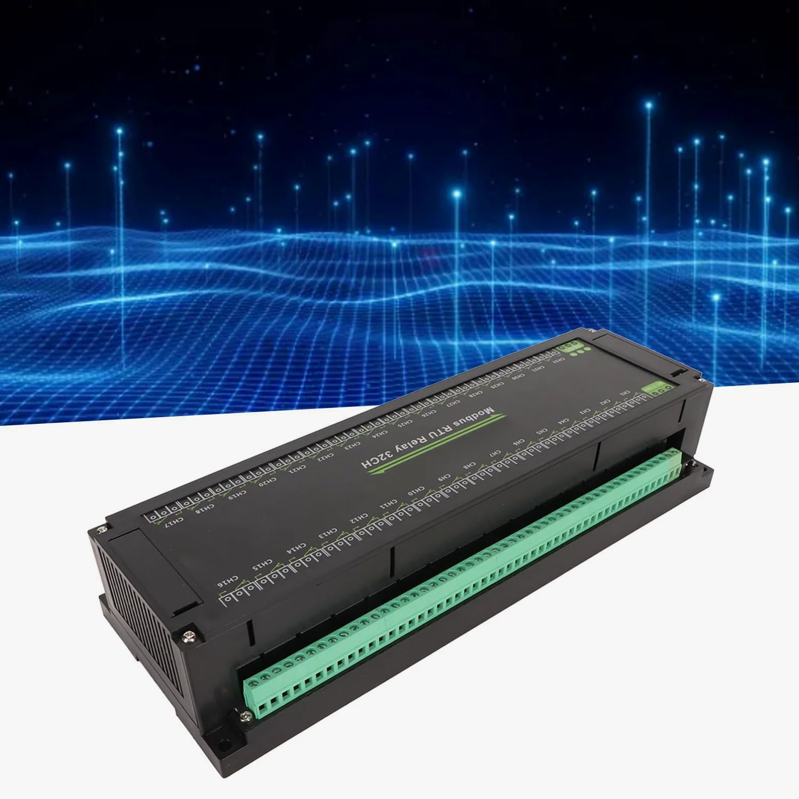 Modulo relè Chip Driver relè Custodia per Montaggio su Guida del Modulo RTU a 32