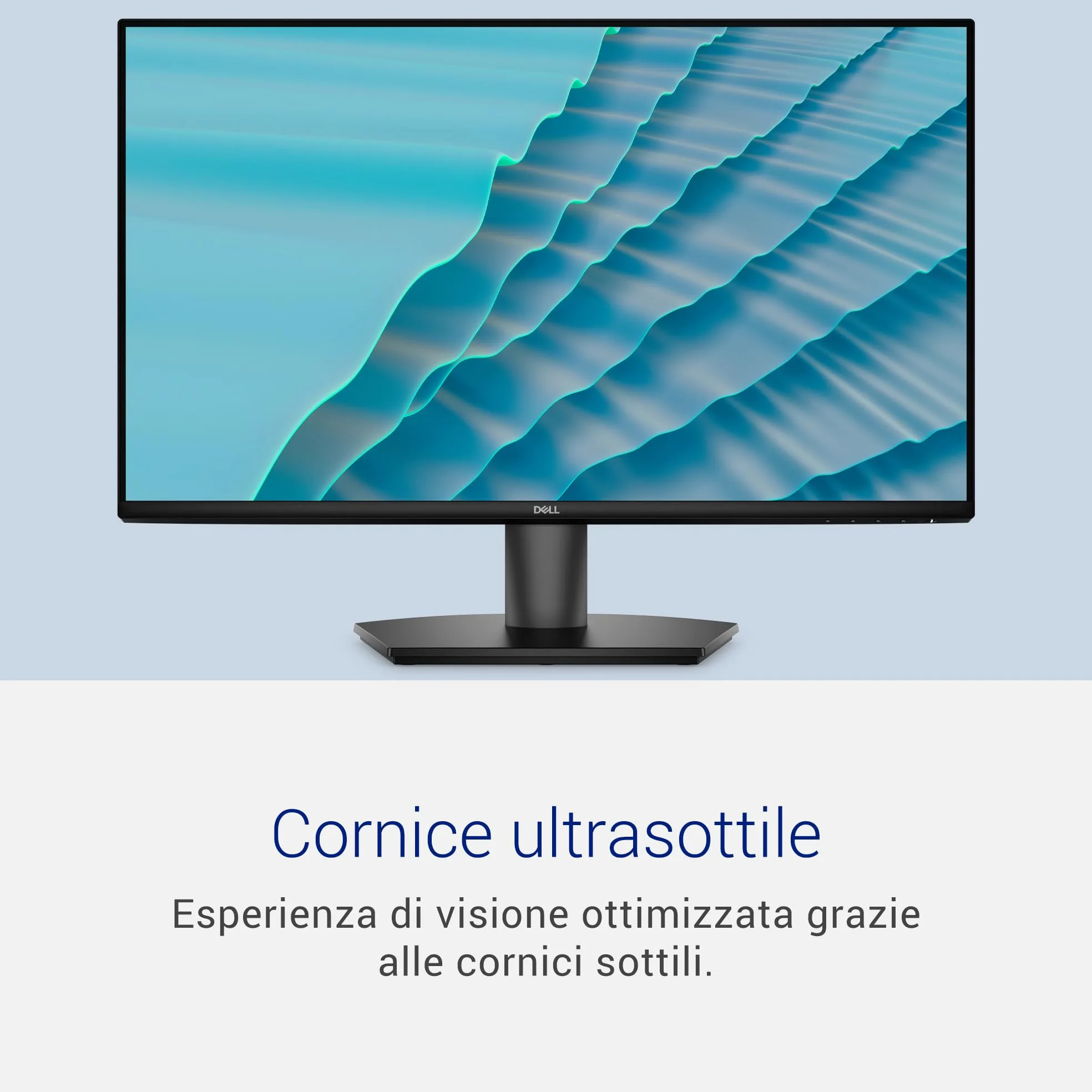 Dell 27 Monitor - SE2726H, Full HD (1920x1080), 144Hz, IPS, 1ms MPRT, AMD FreeSync, VESA (100x100mm), 2 HDMI, 3 Anni di Garanzia, Nero