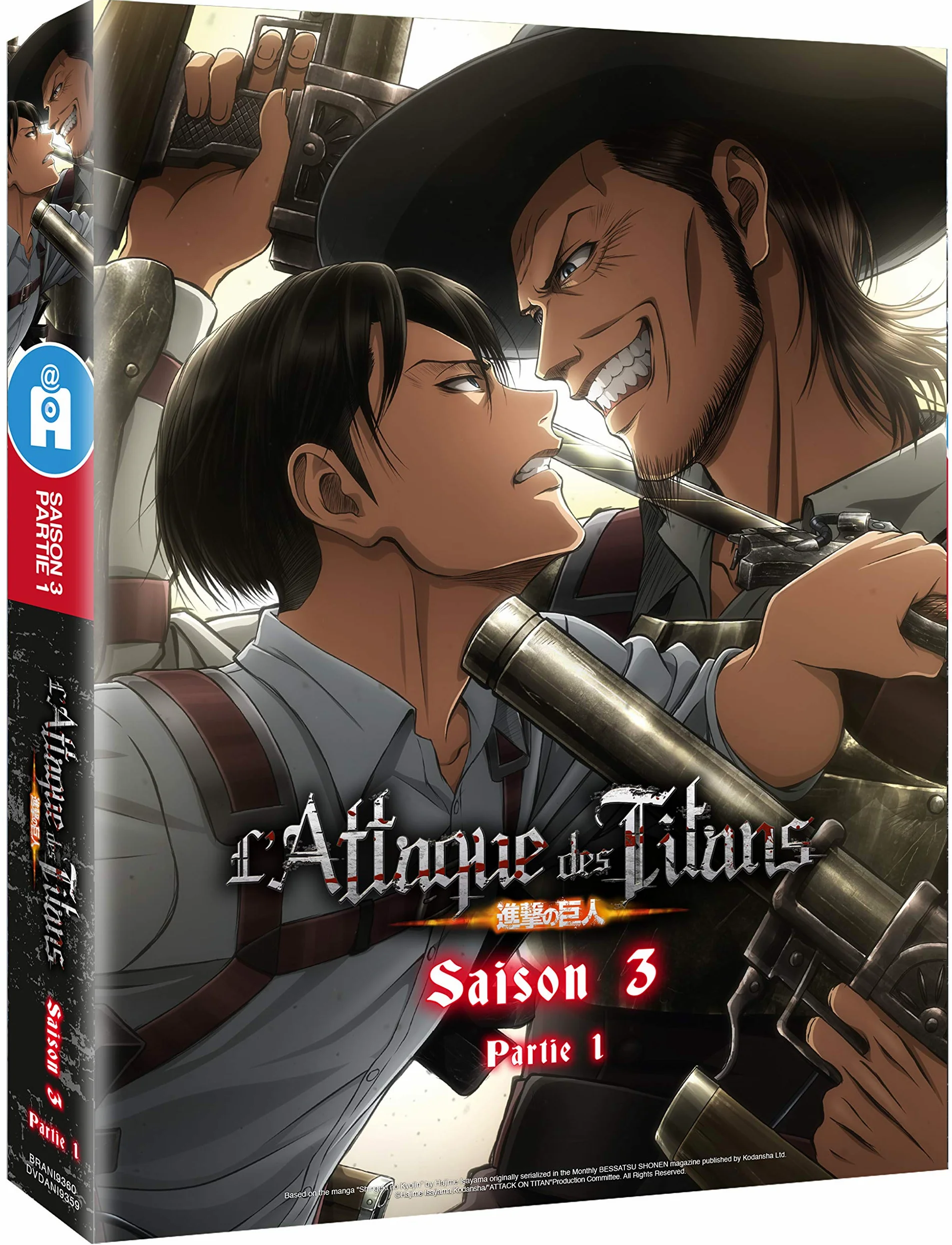 L'Attaque des Titans - Saison 3 Box 1/2 - Edition Collector Bluray