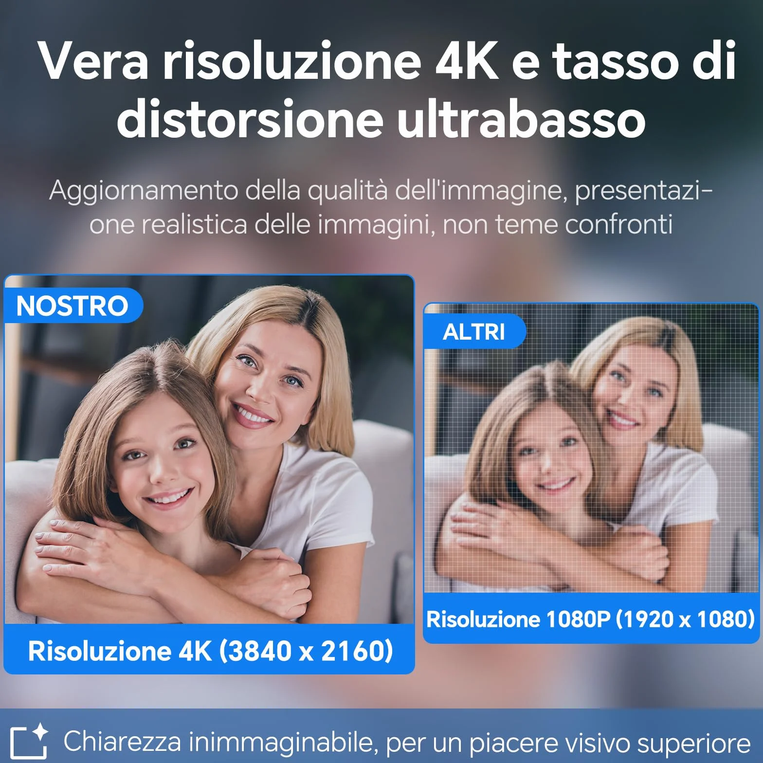 Webcam 4k 30FPS PC Camera con 2 Microfoni con Sensore Sony, Aggiornato Autofocus, Correzione della Luce, USB Full HD Webcam per Mac Laptop Skype Streaming Home Office Gaming