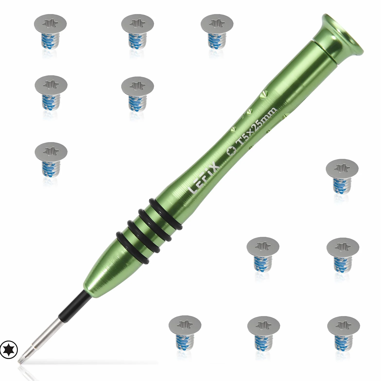 Dell XPS 13 9343 9350 9360 XPS 15 9550 9560 Precision M5510 LeFix 12 viti M2 x 3 T5 con coperchio inferiore palmrest kit Torx T5 cacciavite