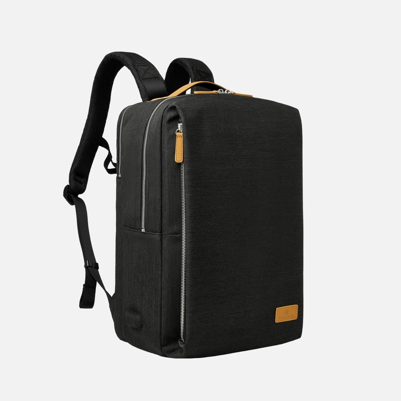 Nordace Siena Pro 15 - Zaino intelligente con ricarica USB, zaino per laptop da 16", zaino quotidiano da 20 l, per viaggi, tutti i giorni o lavoro, Nero-marrone., Normal, Zaini Daypack