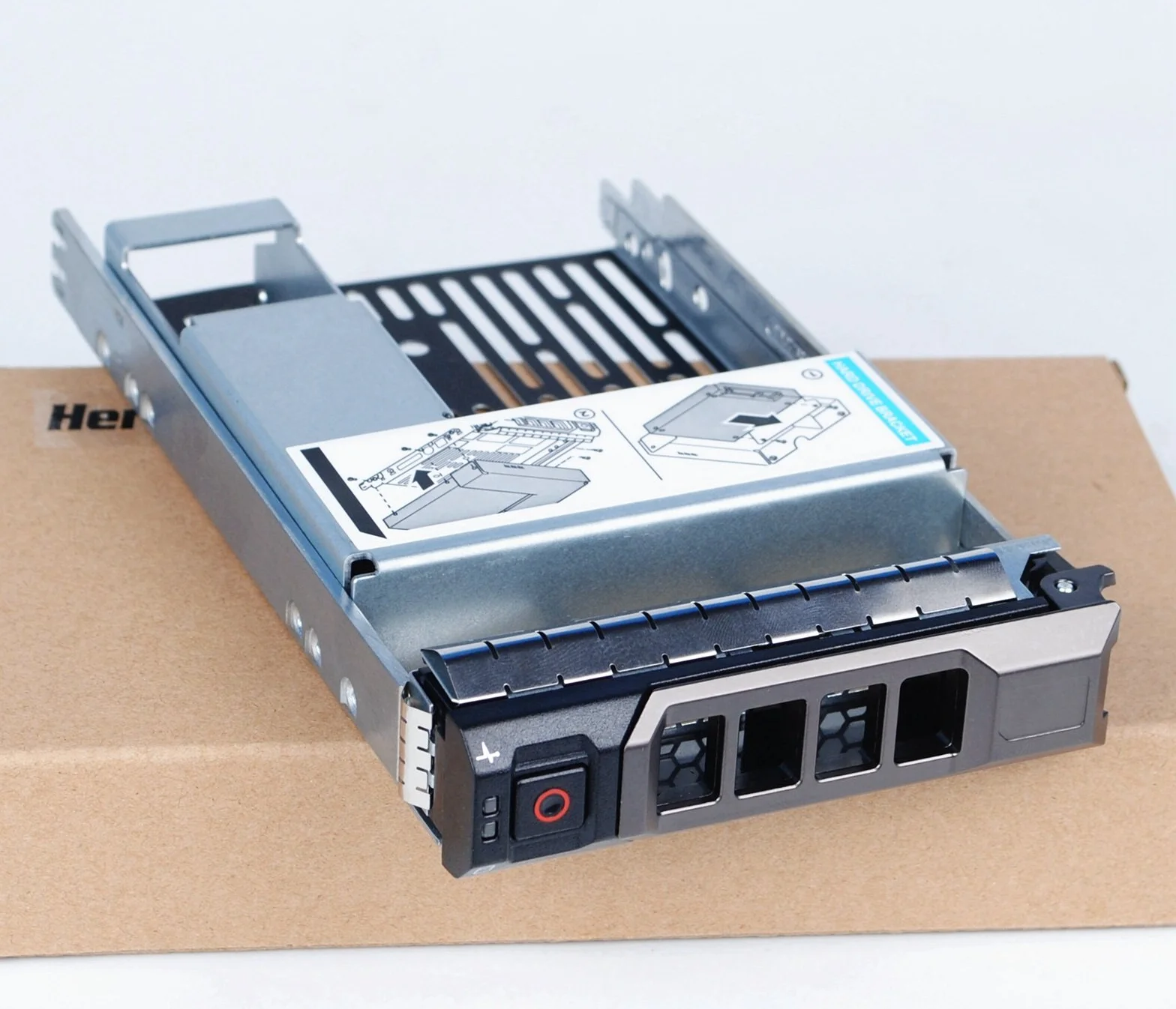 Hybrid Hard Drive 6,3 cm 2.5" 9W8C4 Vassoio Adattatore a 8,9 cm 3.5" Tray Caddy for Dell R730xd R720xd T610 T630 R320 R420 R530 R720 T320 T420 T620 T430 MD1200 MD3200