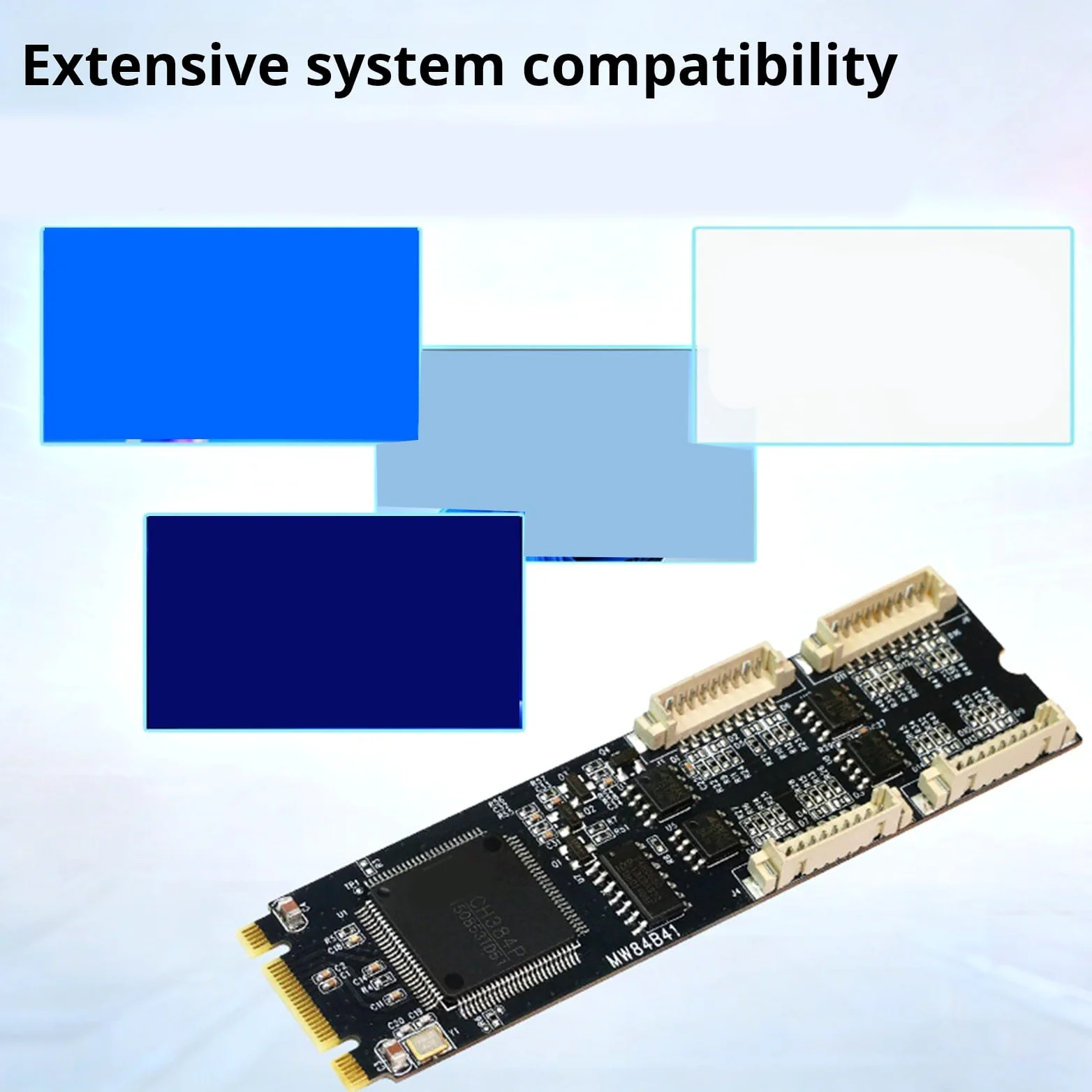 B+M a RS422 RS485 Scheda Adattatore Espansione 4 Porte RS232 Controller per Desktop Industrial Communication Extension