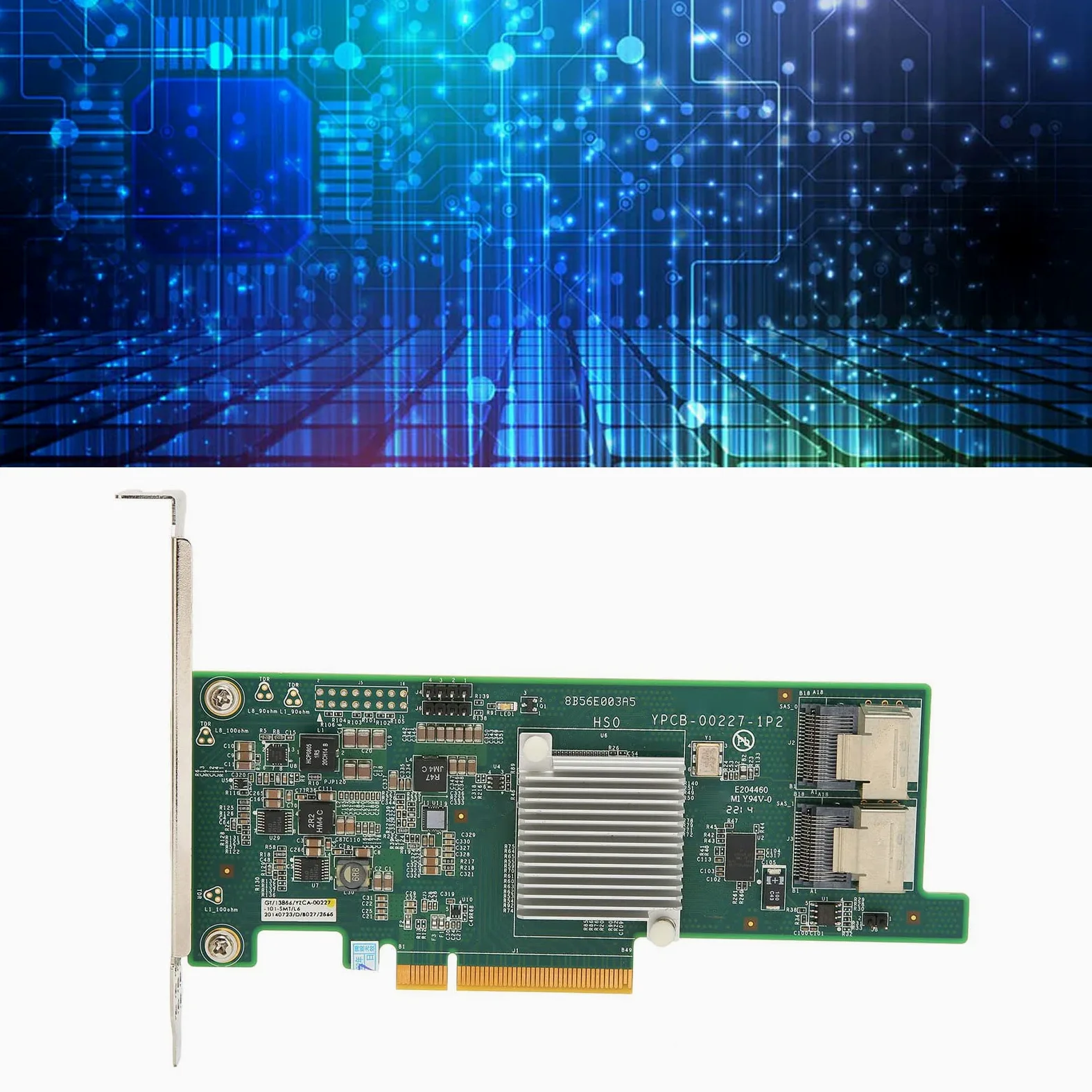 Scheda Array PCI E X8, Scheda Array Disco PCI E X8, Supporto Mini Interfaccia SAS 2308 6G 2 SAS Scheda Array Disco HBA Disco 16T per Dischi Server Database