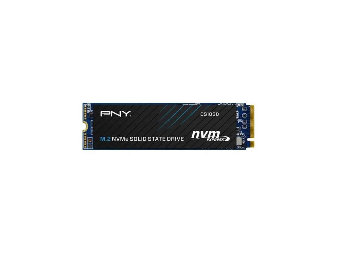 PNY CS1030 500GB M.2 NVMe PCIe Gen3 x4, 2000MB/s Velocità di lettura, 1100MB/s Velocità di scrittura Internal Solid State Drive (SSD)