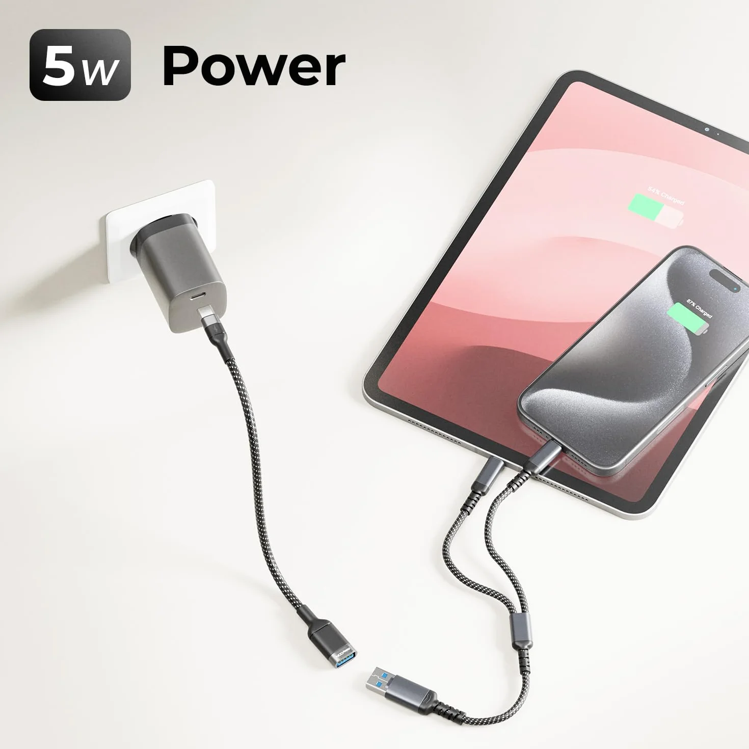 deleyCON 2x Adattatore USB C a USB 3.0 OTG Tipo-C Connettore a Presa A - Collegamento per iPhone 17/16/15, Galaxy S26/S25/S24, A56, A17, A16, A26, Xiaomi, Pixel, MacBook, iPad, Notebook ecc.