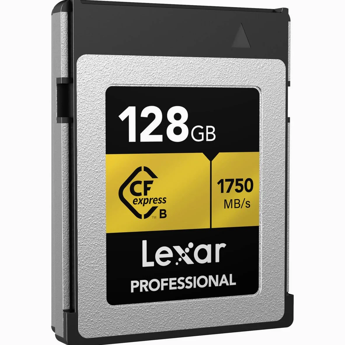 Lexar Scheda di memoria professionale CFexpress di tipo B da 128 GB, serie Gold, fino a 1750 MB/s in lettura, registrazione video Raw 8K, supporta PCIe 3.0 e NVMe (LCXEXPR128G-RNENG)