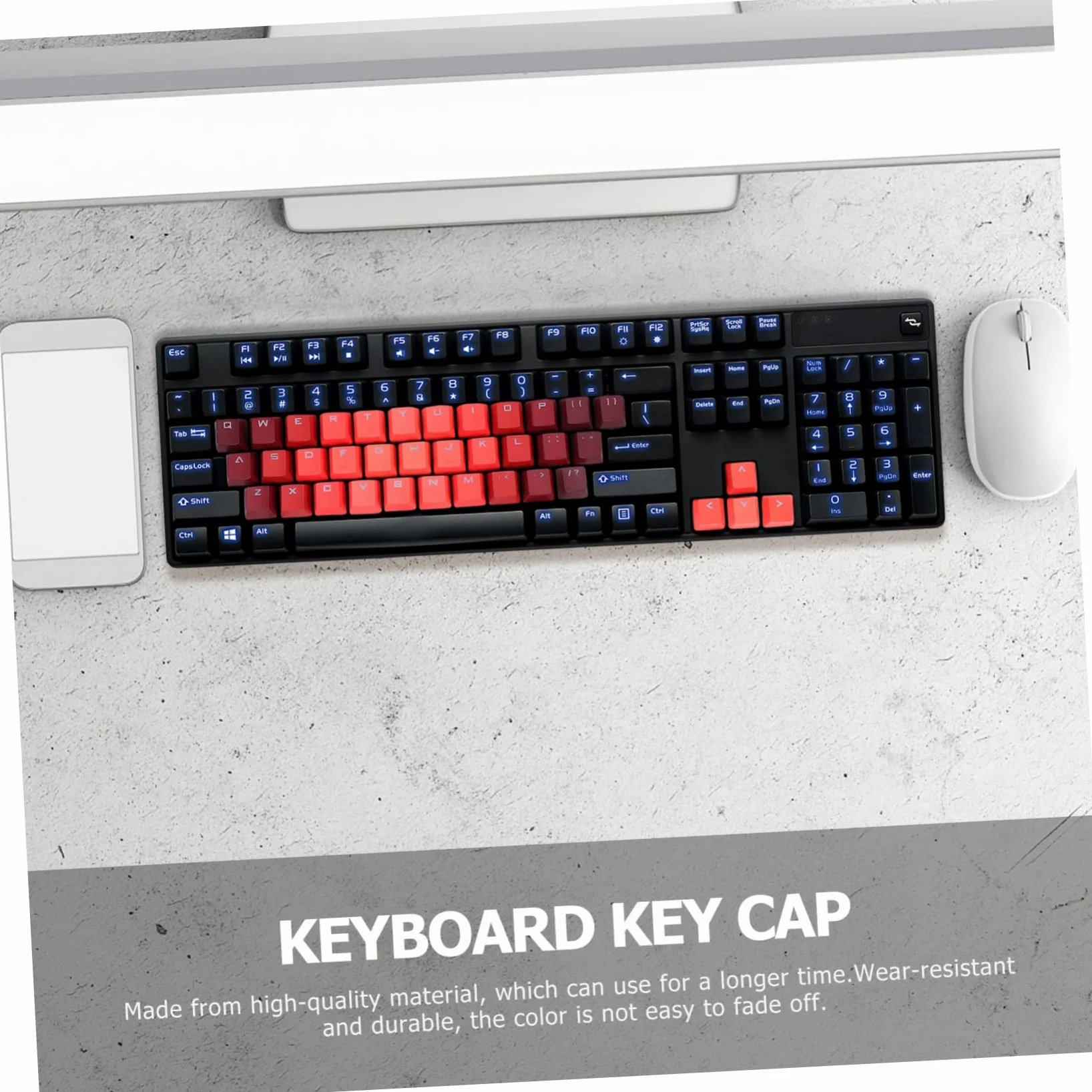 jojofuny 3sets Keycaps Per Tastiera Meccanica Design Traslucido e Facile Da Installare Accessori Per Keyboard Compatibile Con Layout Cherry e Giocatori Di Gaming