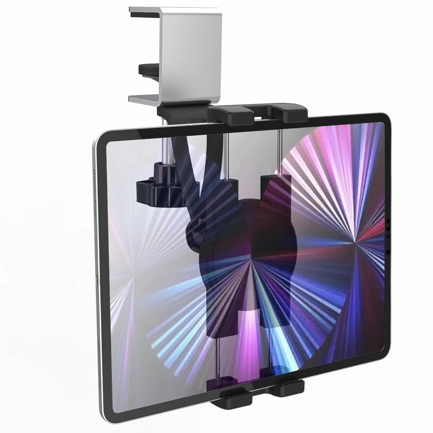 Supporto Tablet per Cucina con Clip Regolabile per iPad Mini Air Pro iPhone Samsung Tab 4-12.9"