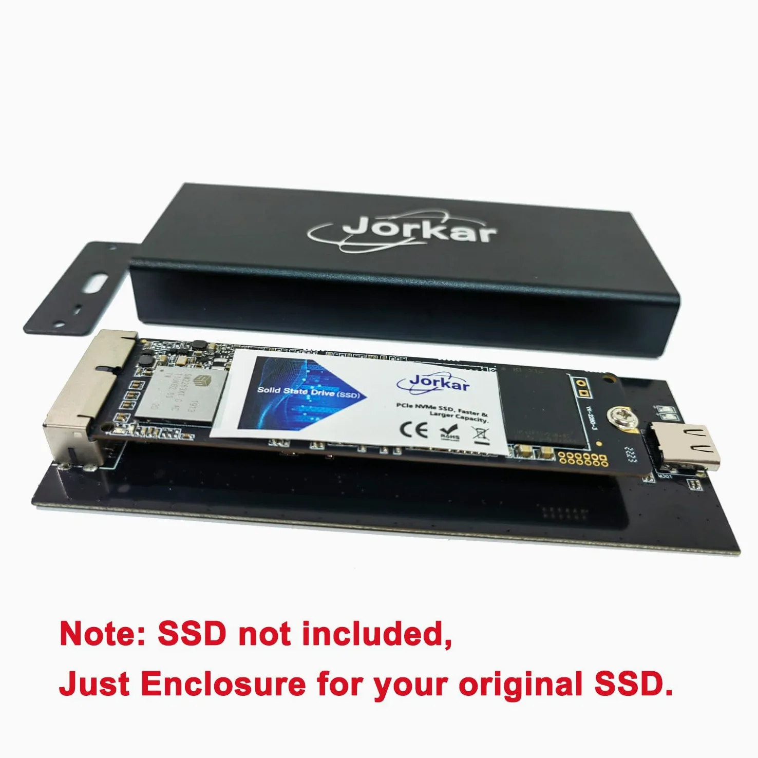 USB C 3.2 Scatola SSD 12+16 pin Box Esterno SSD Per MacBook Air/Pro mid 2013-2017, Lettore Box per Disco A1466 A1465 A1502 A1398, Portatile Mac SSDs a USB-C Case Adattatore