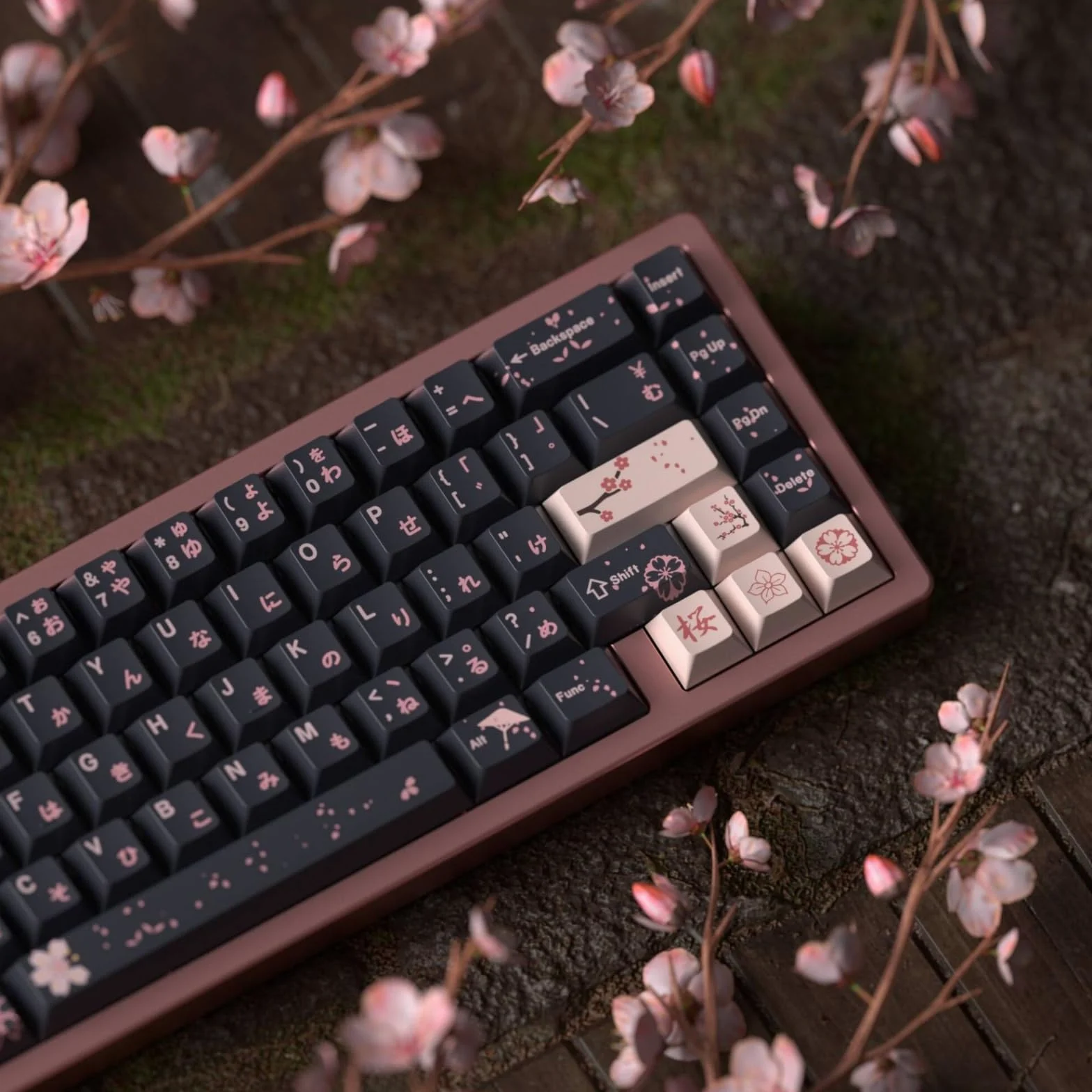 Set di Keycaps Giapponesi Keycaps in PBT Ergonomici Tasti per Giocatore