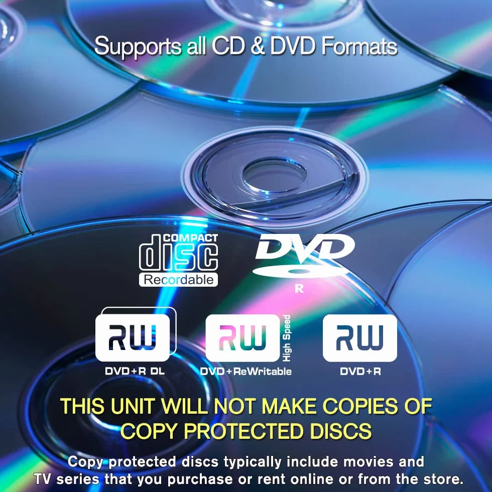 24X 1 a 1 CD DVD M-Disc supportato Duplicatore Torre fotocopiatrice con protezione copia gratuita